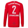 Maglia da Calcio a Maniche Lunghe FC Bayern Monaco Upamecano 2 Casa 2022-23 per Uomo